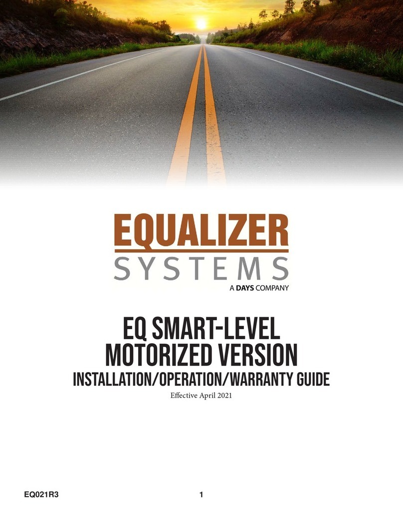 Days EQUALIZER SYSTEMS EQ Smart-Level Manual de usuario