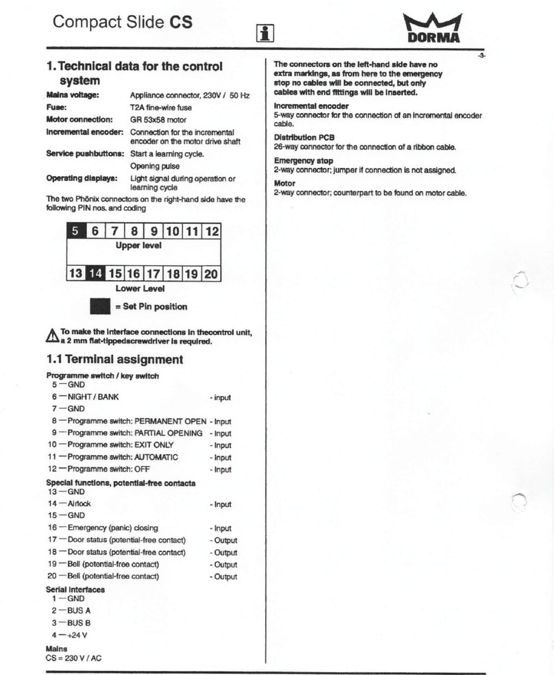 Dorma Compact Slide CS Manual de usuario