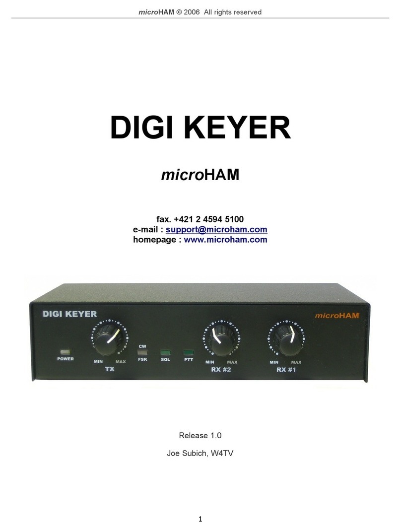 microHAM DigiKeyer Manual de usuario