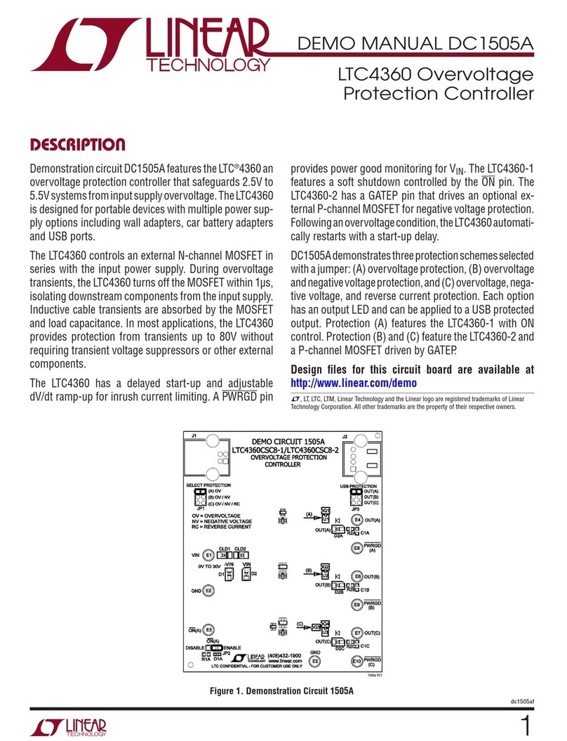 Linear Technology DC1505A Guía de configuración rápida