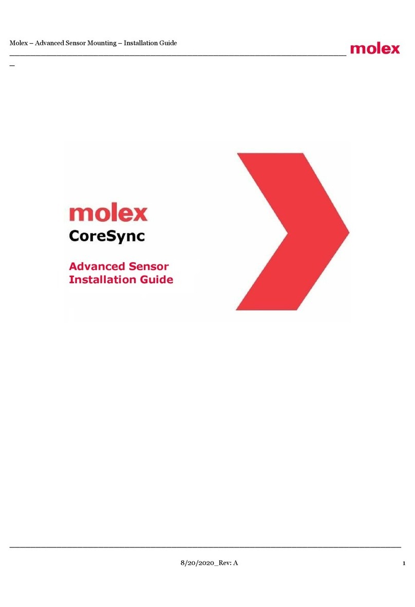 molex Advanced Sensor Manual de usuario