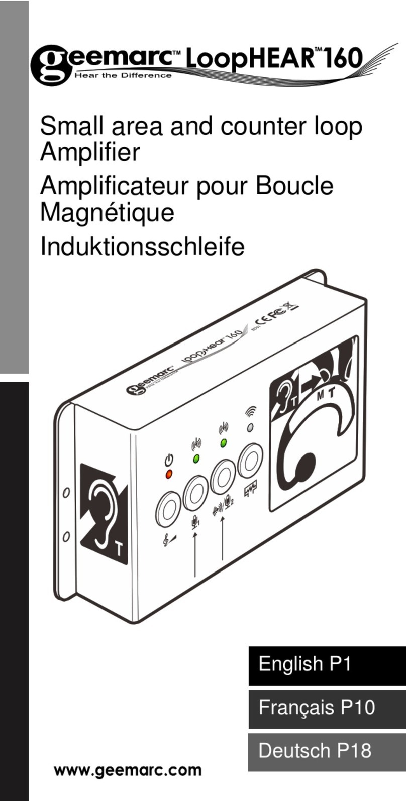 Geemarc LoopHEAR 160 Manual de usuario Geemarc LoopHEAR 160 Manual de usuario