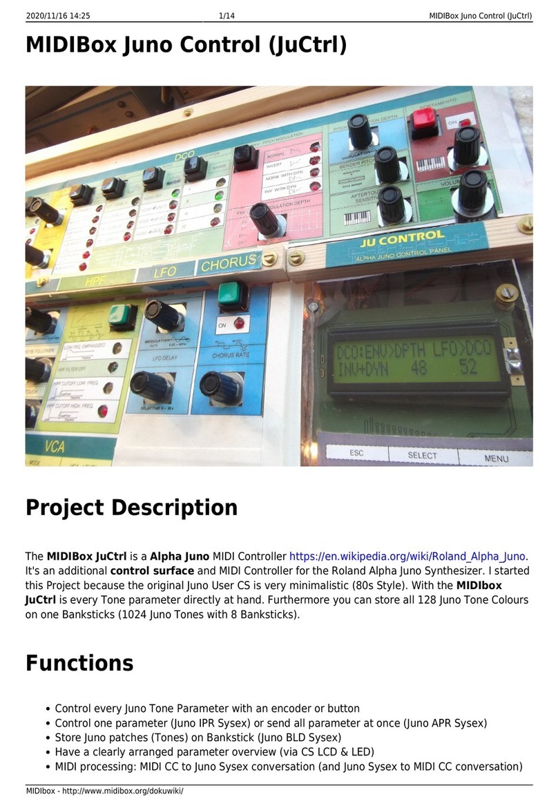 MIDIbox Juno Control Manual de usuario MIDIbox Juno Control Manual de usuario