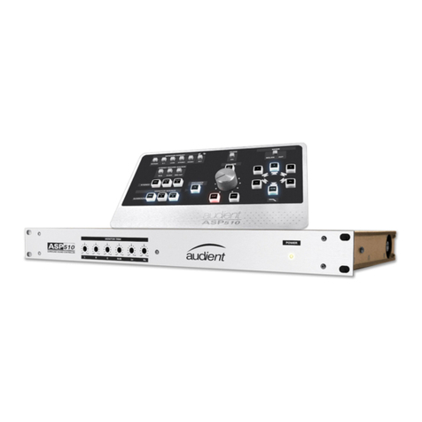 Audient ASP500 Series Manual de usuario Audient ASP500 Series Manual de usuario