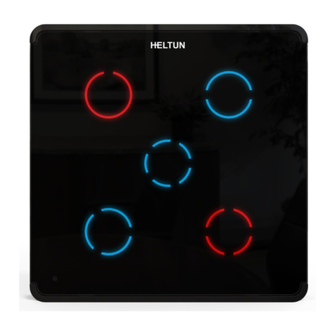 Heltun TOUCH PANEL SWITCH QUARTO Manual de usuario
