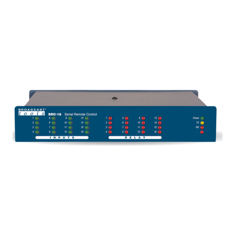 Broadcast Tools SRC-16 Manual de usuario