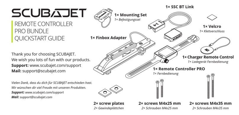 ScubaJet PRO BUNDLE Manual de usuario