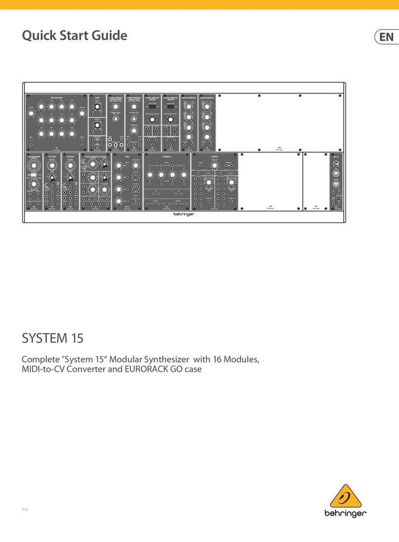 Behringer SYSTEM 15 Manual de usuario