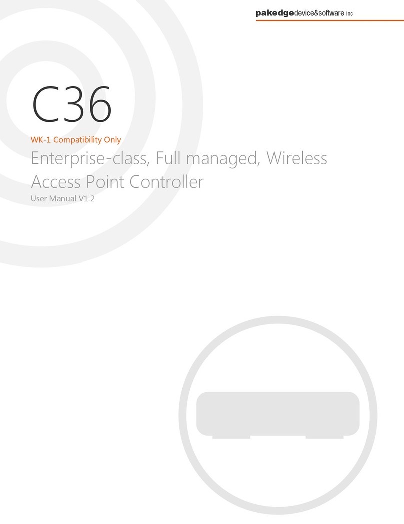 Pakedge Device & Software C36-07 Manual de usuario