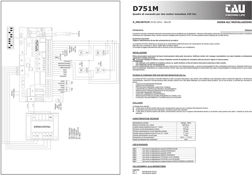 tau D751M Manual de usuario