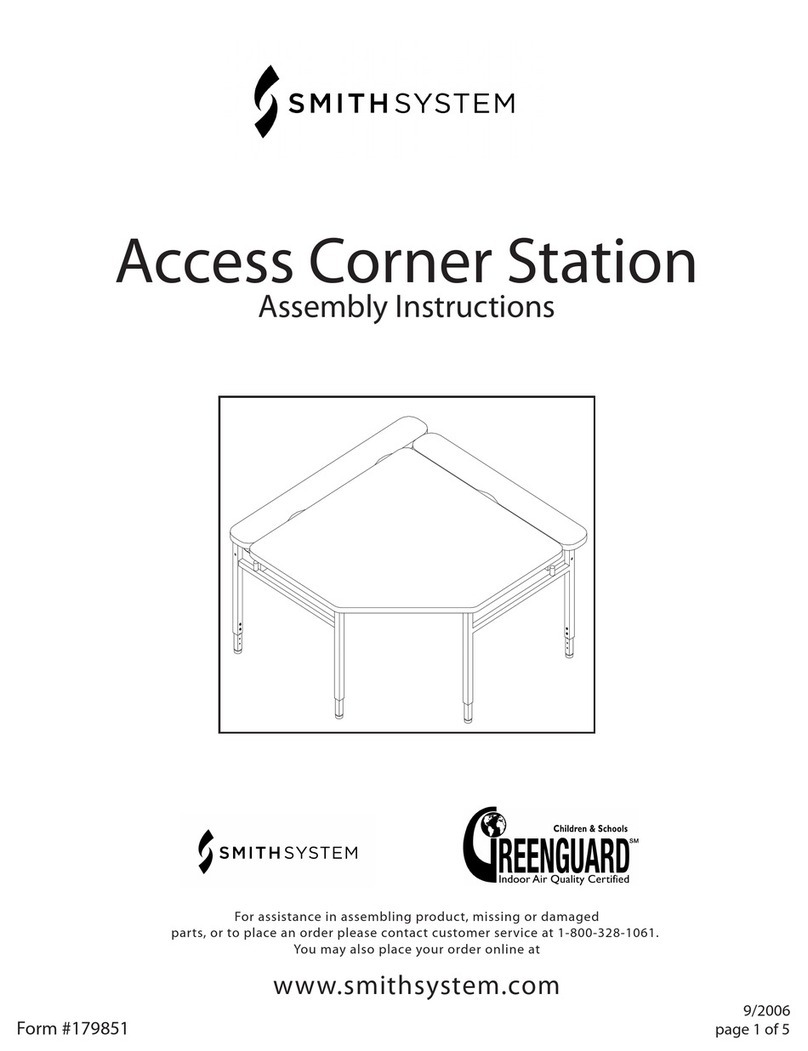 SMITH SYSTEM Access Corner Station Manual de usuario SMITH SYSTEM Access Corner Station Manual de usuario