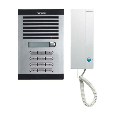 Fermax MEMOPHONE 100C Manual de usuario