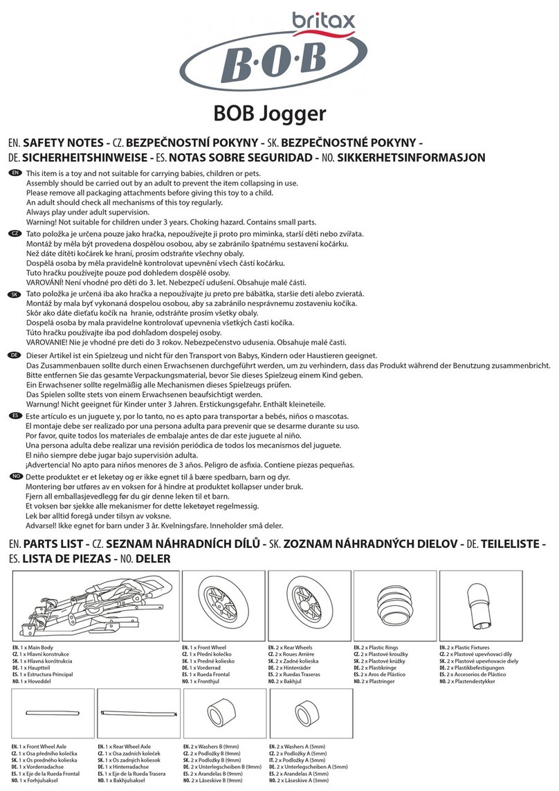 Britax BOB Manual de usuario Britax BOB Manual de usuario