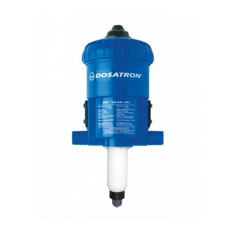 dosatron D 25 F 1 Instrucciones de funcionamiento dosatron D 25 F 1 Instrucciones de funcionamiento