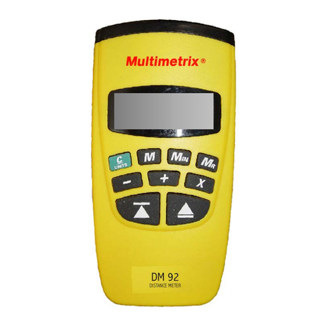 Multimetrix DM 92 Manual de usuario