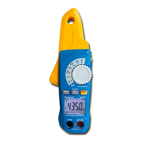 PeakTech 4350 Manual de usuario