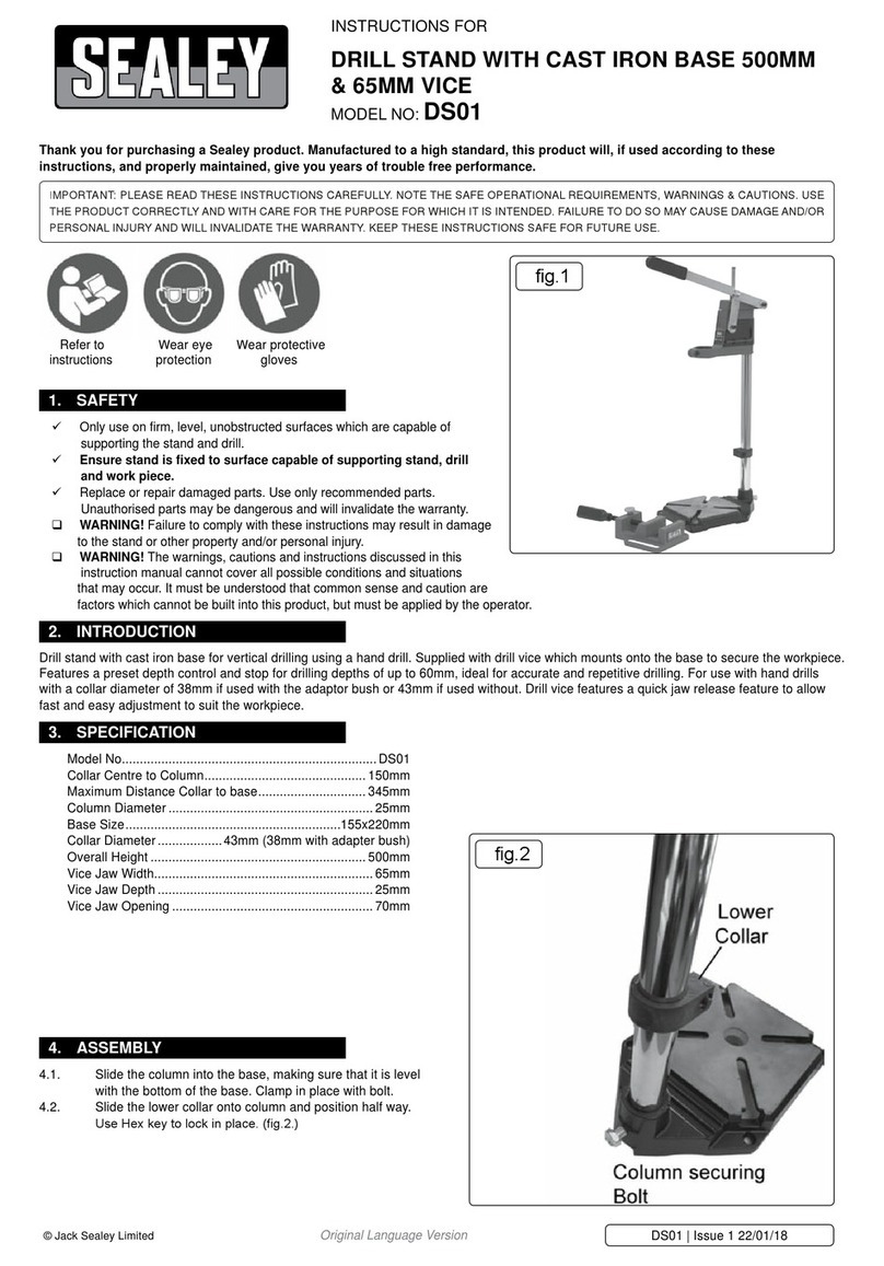 Sealey Ds01 Manual de usuario