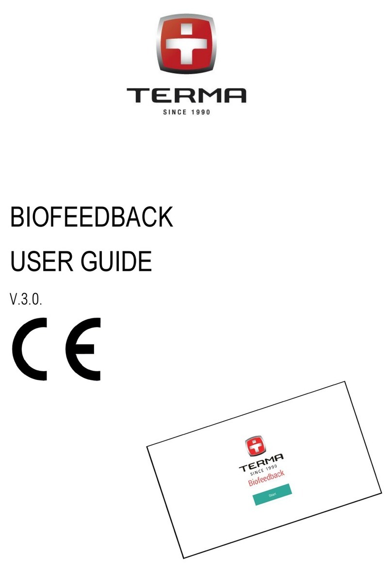 TERMA BIOFEEDBACK Manual de usuario