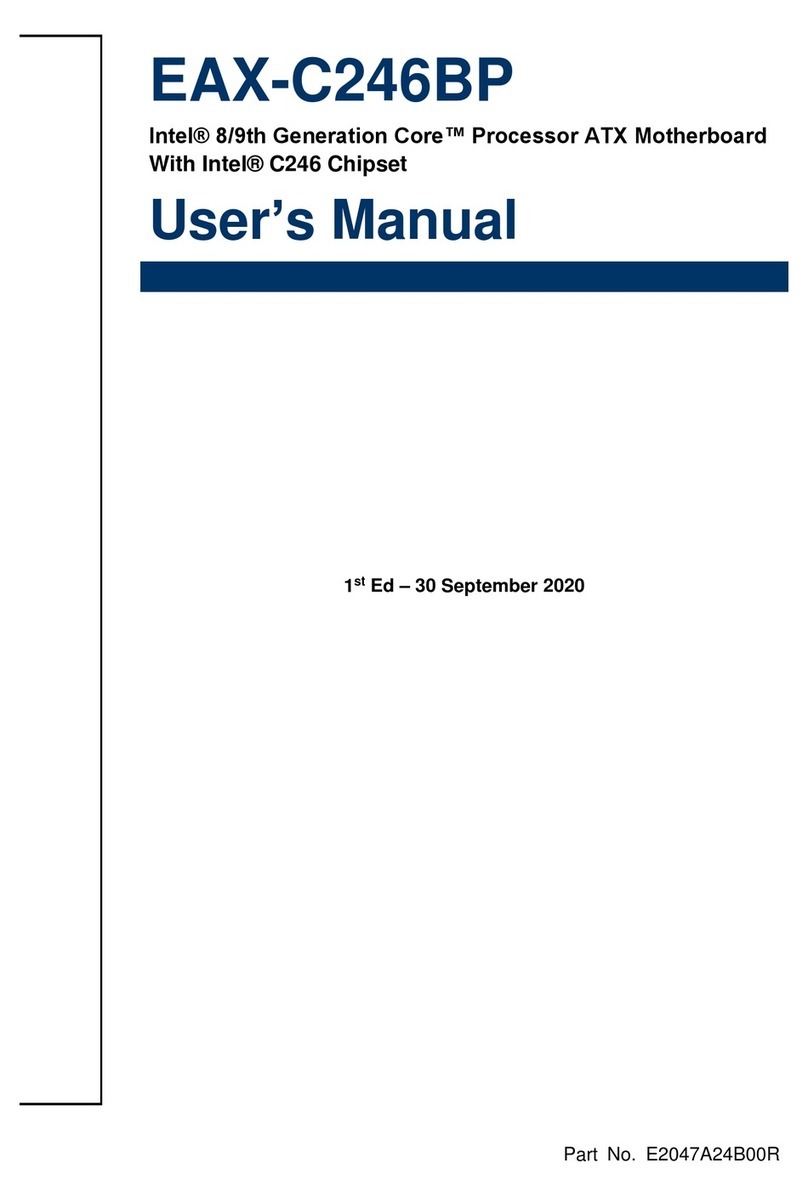Avalue Technology EAX-C246BP Manual de usuario