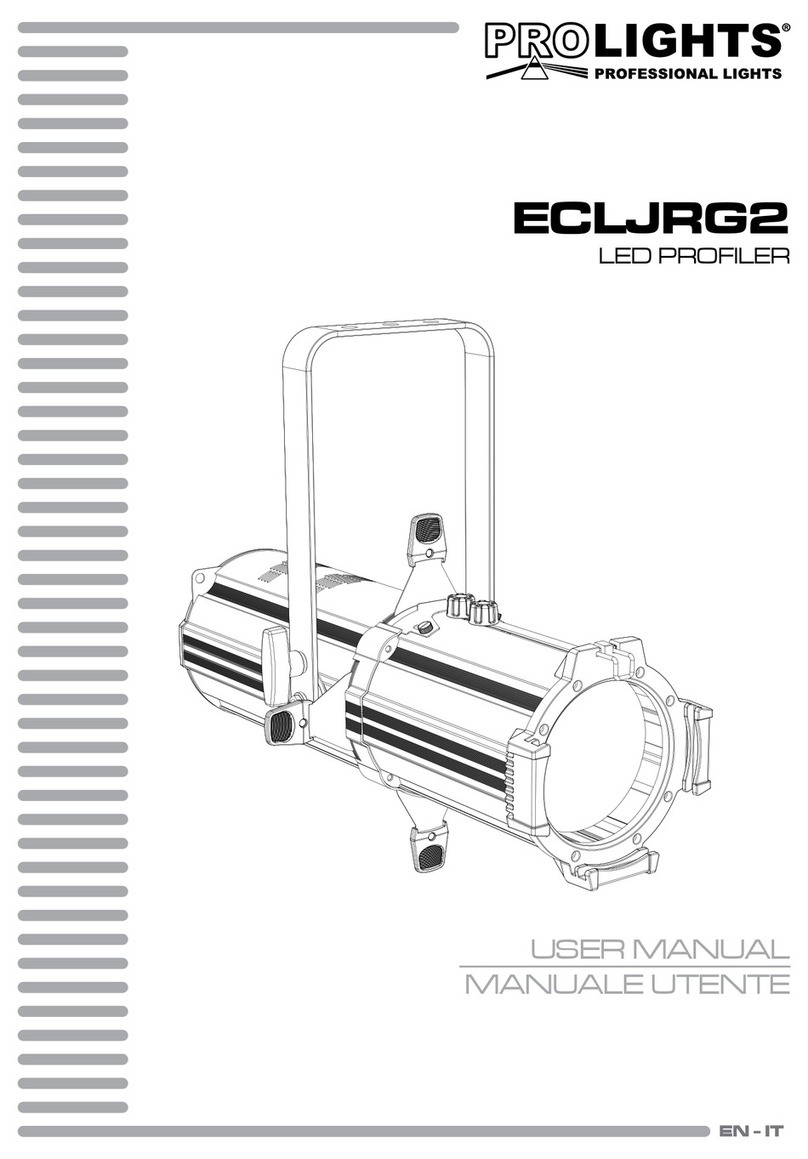 ProLights ECLJRG2 Manual de usuario