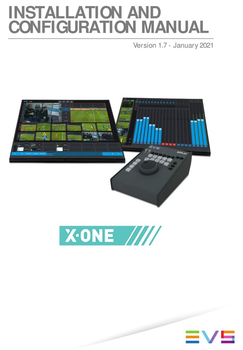 EVS X-ONE Manual