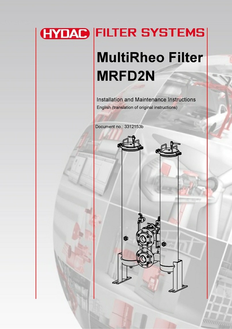 HYDAC FILTER SYSTEMS MRFD2N Manual de usuario