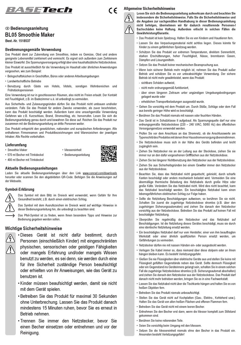 BASETech BL05 Manual de usuario