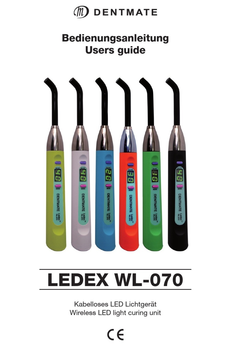 Dentmate LEDEX WL-070 Manual de usuario