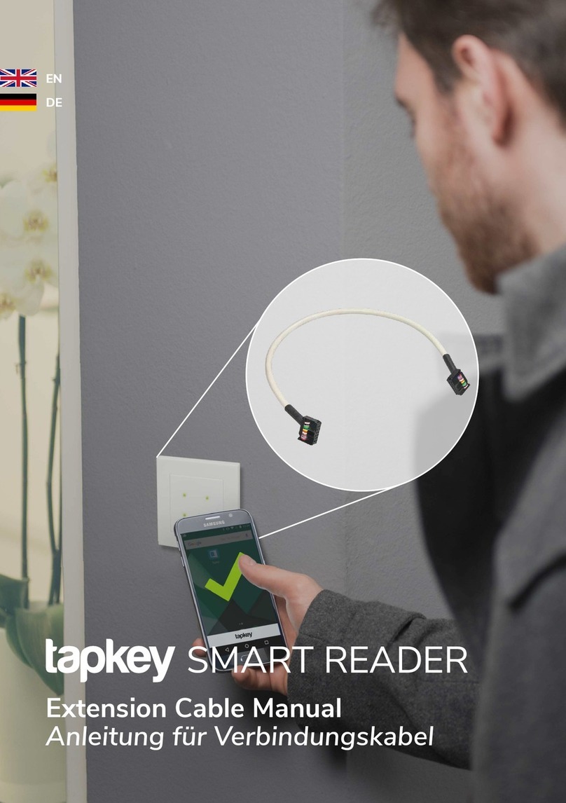 Tapkey Smart Reader Manual de usuario Tapkey Smart Reader Manual de usuario