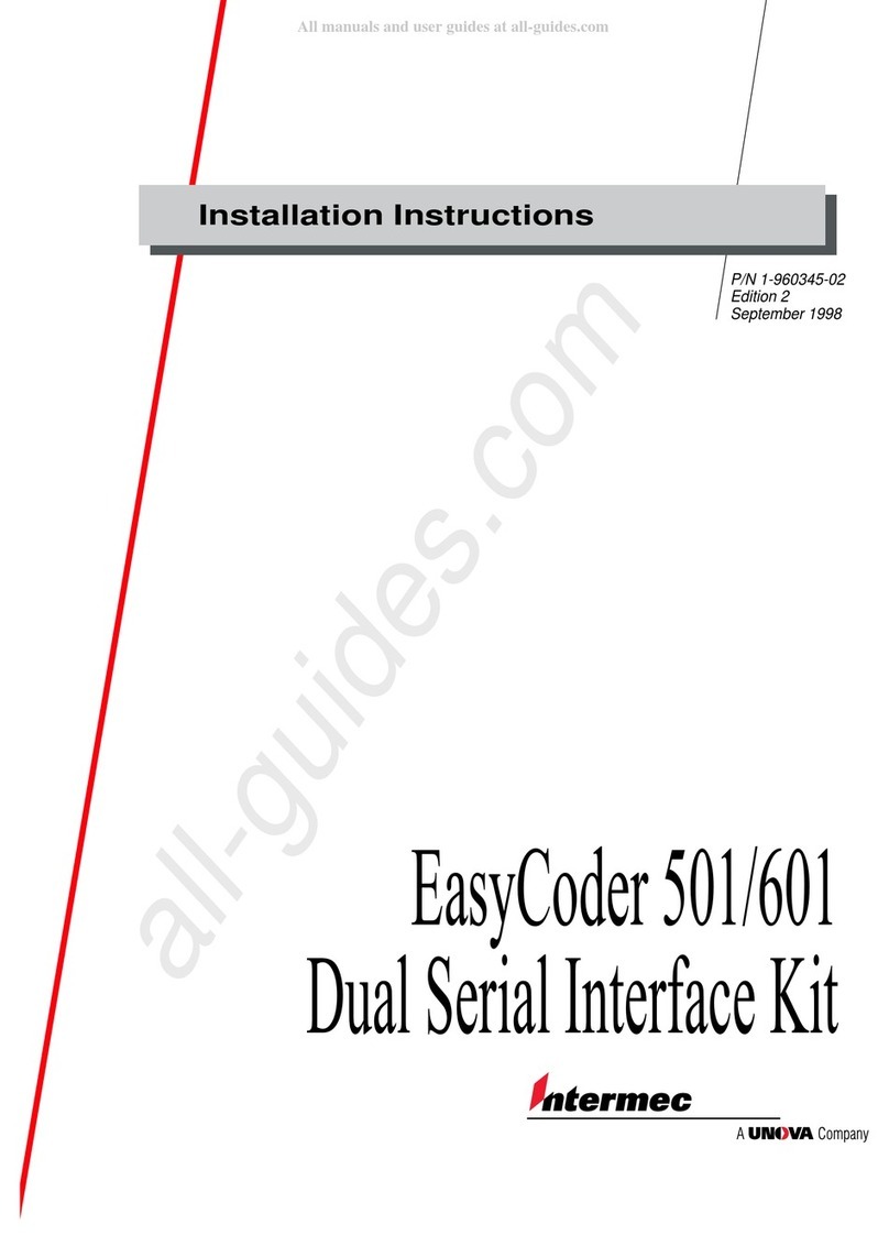 Unova Intermec EasyCoder 501 Manual de usuario
