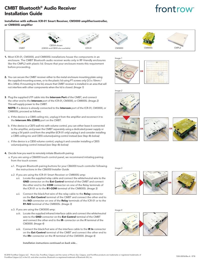 FrontRow CM3000 Manual de usuario