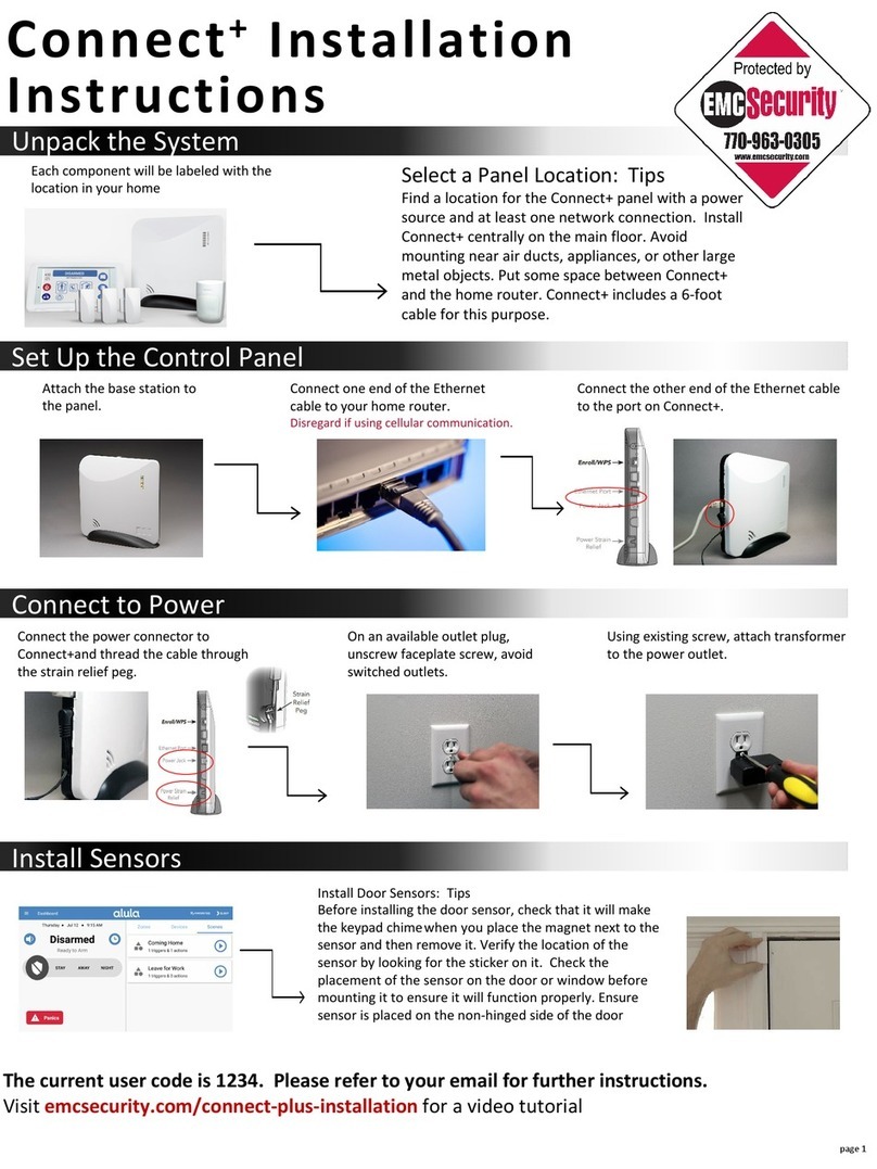 EMC Security Connect+ Manual de usuario