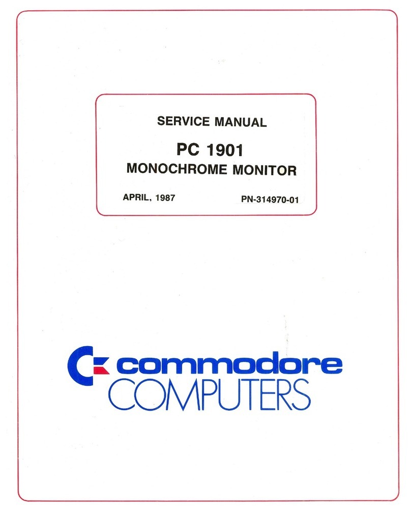 Commodore Computers PC 1901 Manual de usuario