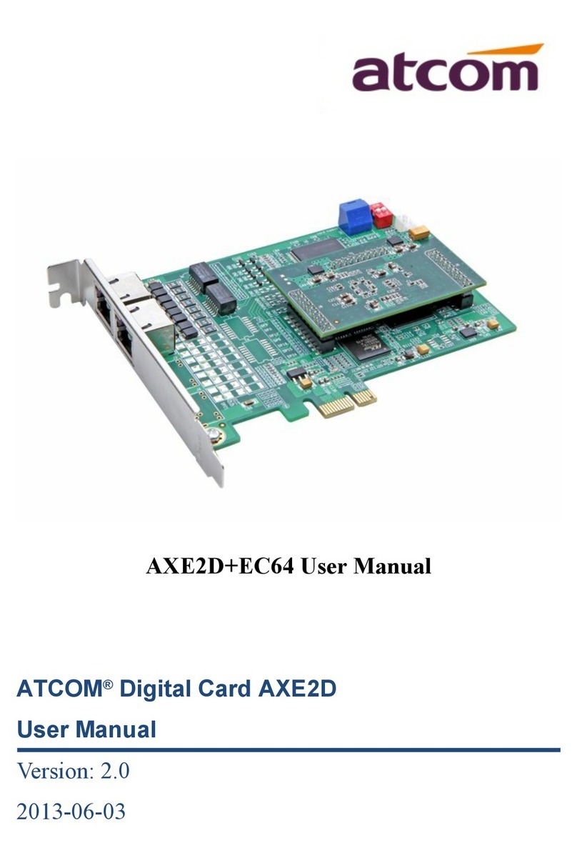 ATCOM EC64 Manual de usuario