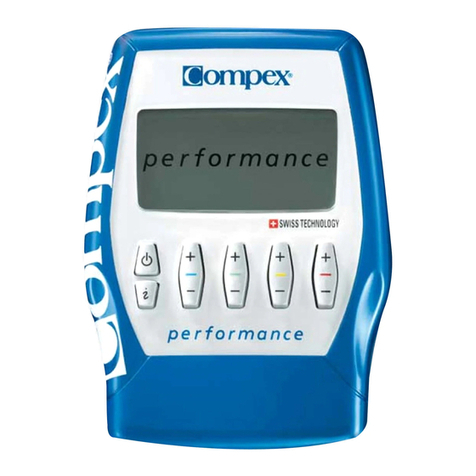 Compex performance Manual de usuario Compex performance Manual de usuario