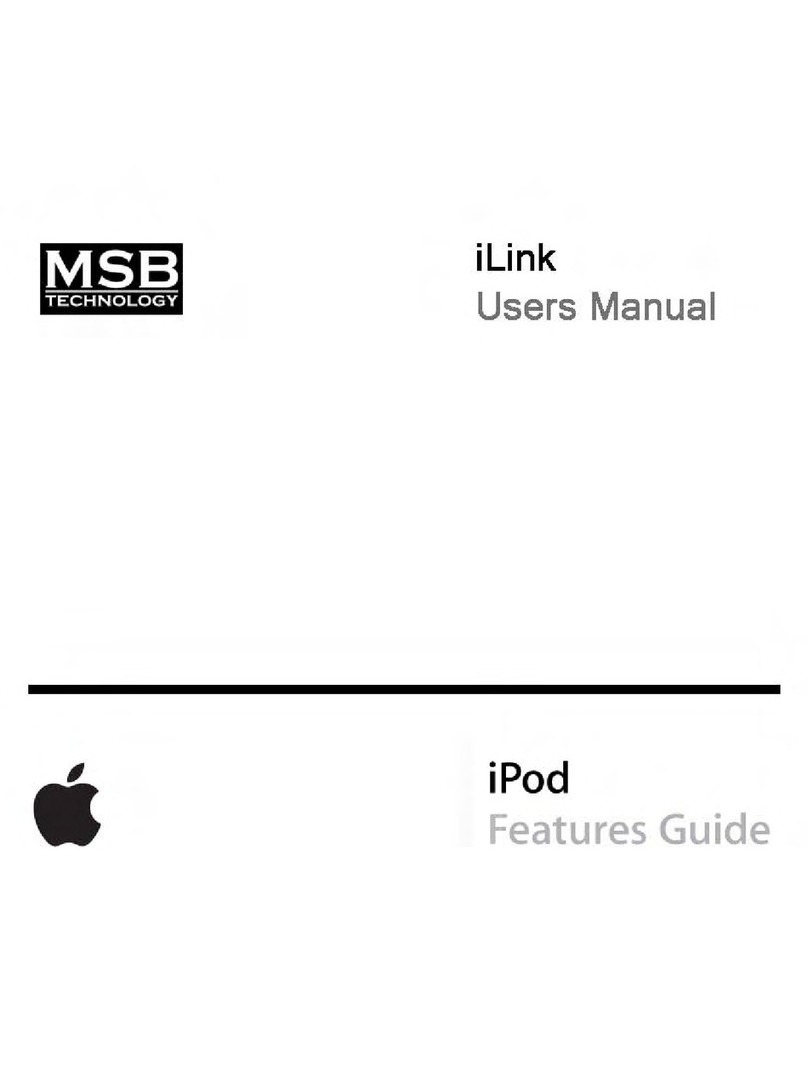 MSB Technology iLink Manual de usuario MSB Technology iLink Manual de usuario