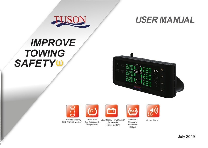 Tuson TPMS Manual de usuario