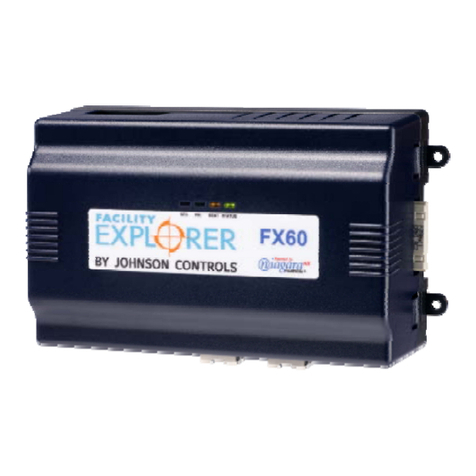 Johnson Controls Facility Explorer FX20 Manual de usuario