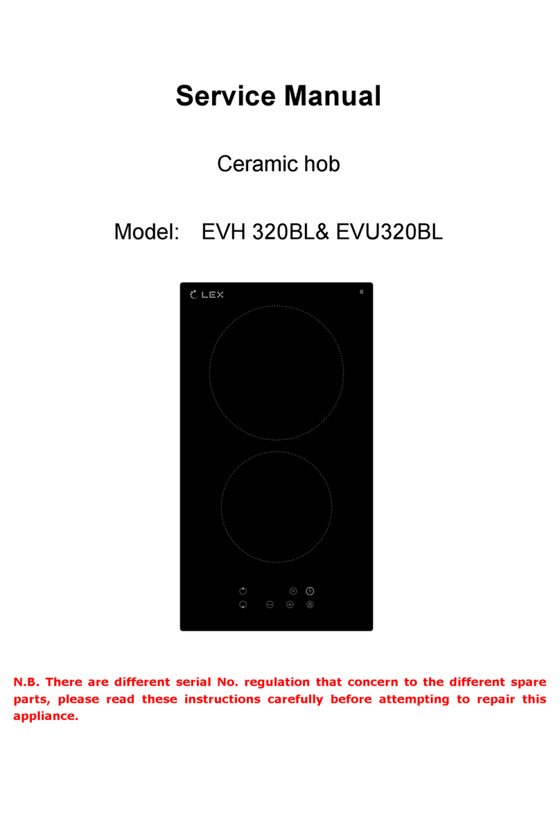 Lex EVU320BL Manual de usuario