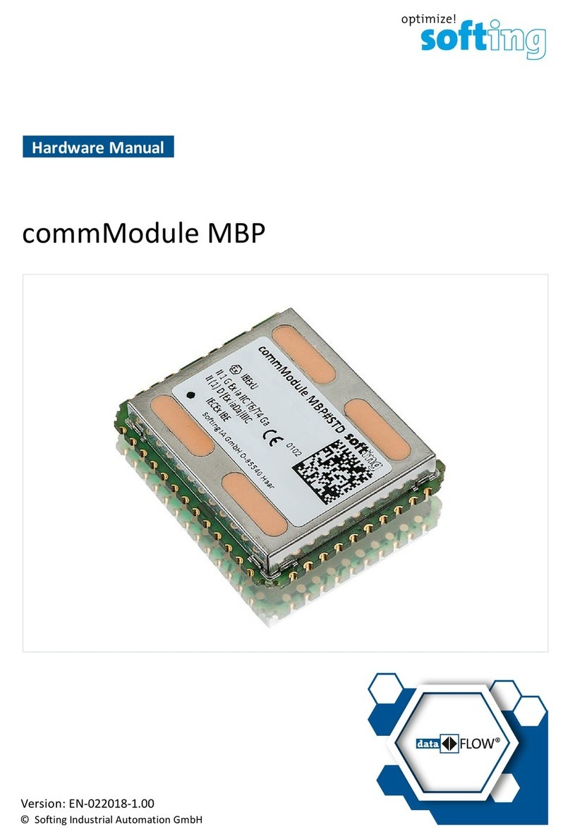 Softing Data Flow commModule MBP Manual de usuario