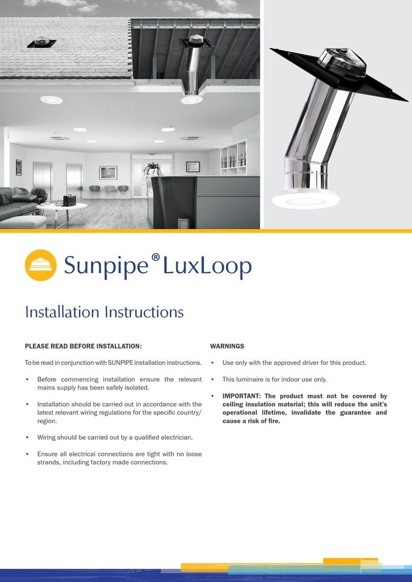 Monodraught Sunpipe LuxLoop Manual de usuario