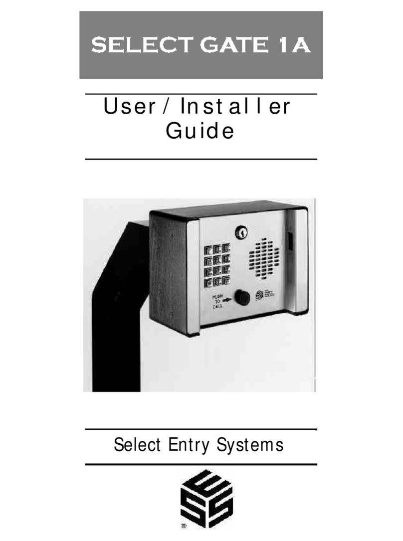Select Engineered Systems Select Gate 1A Manual de usuario