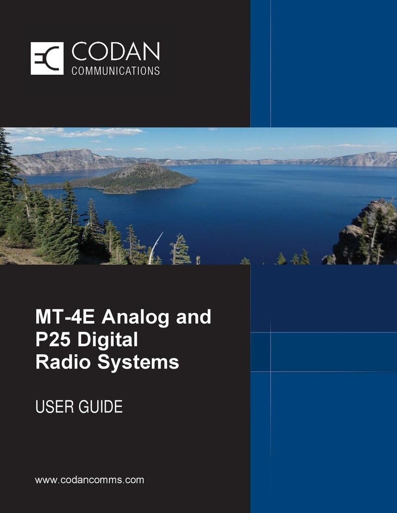 Codan MT-4E Manual de usuario