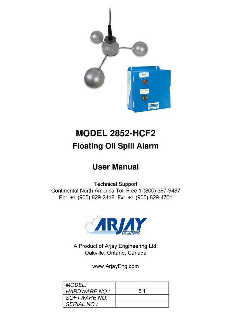ARJAY ENGINEERING 2852-HCF2 Manual de usuario