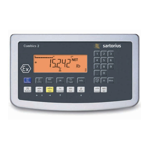 Sartorius Combics 2 CAIXS2 Manual de usuario