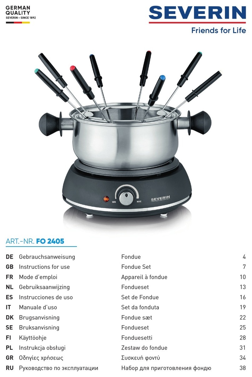 SEVERIN FO 2405 Manual de usuario