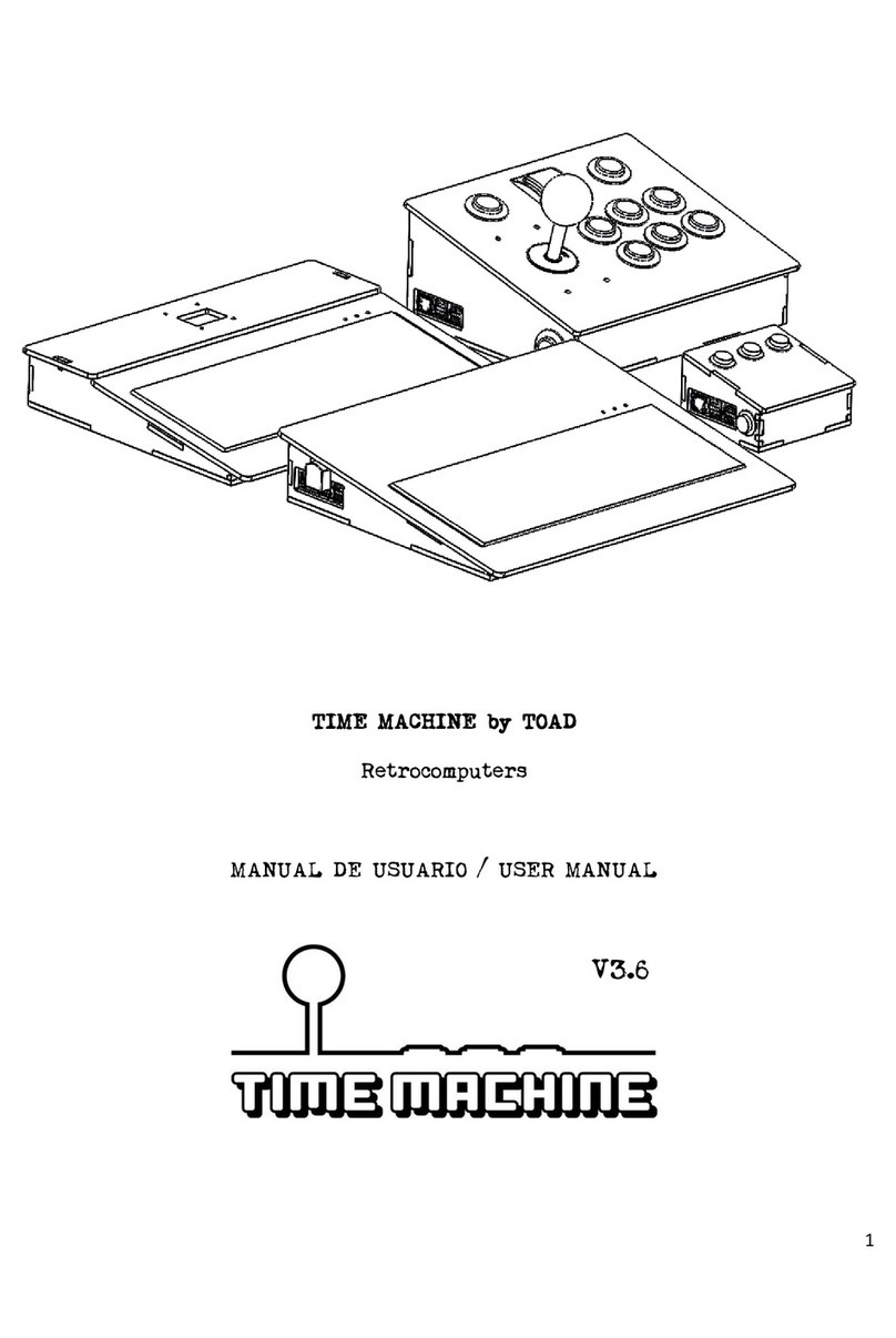 TOAD TIME MACHINE Manual de usuario