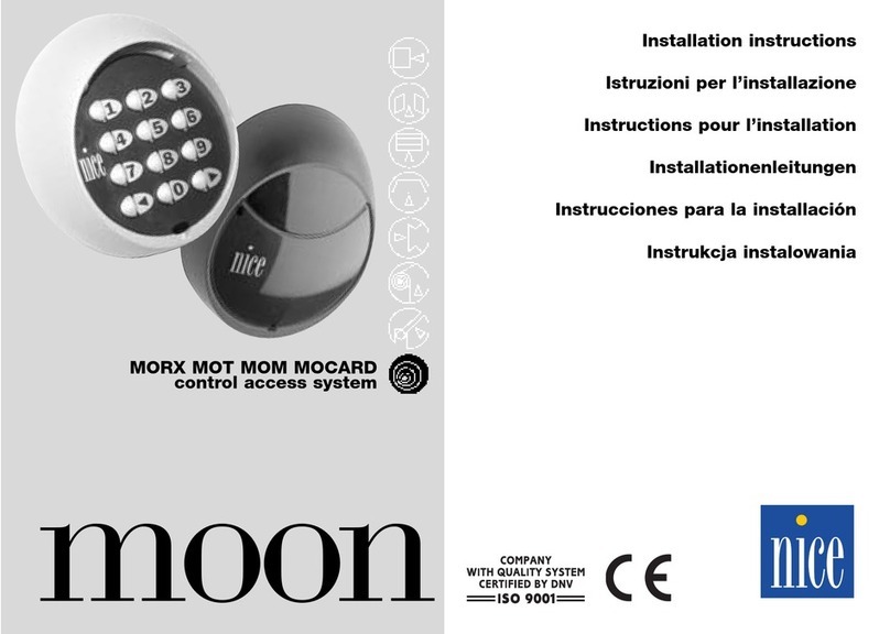 Nice MORX Manual de usuario