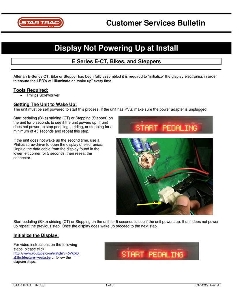 Star Trac E Series Manual de referencia