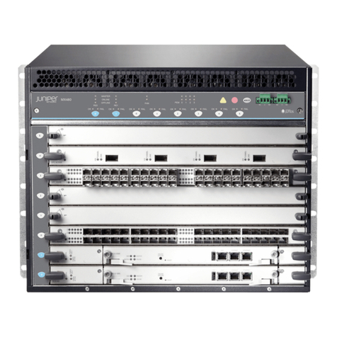 Juniper MX480 Instrucciones de instalación
